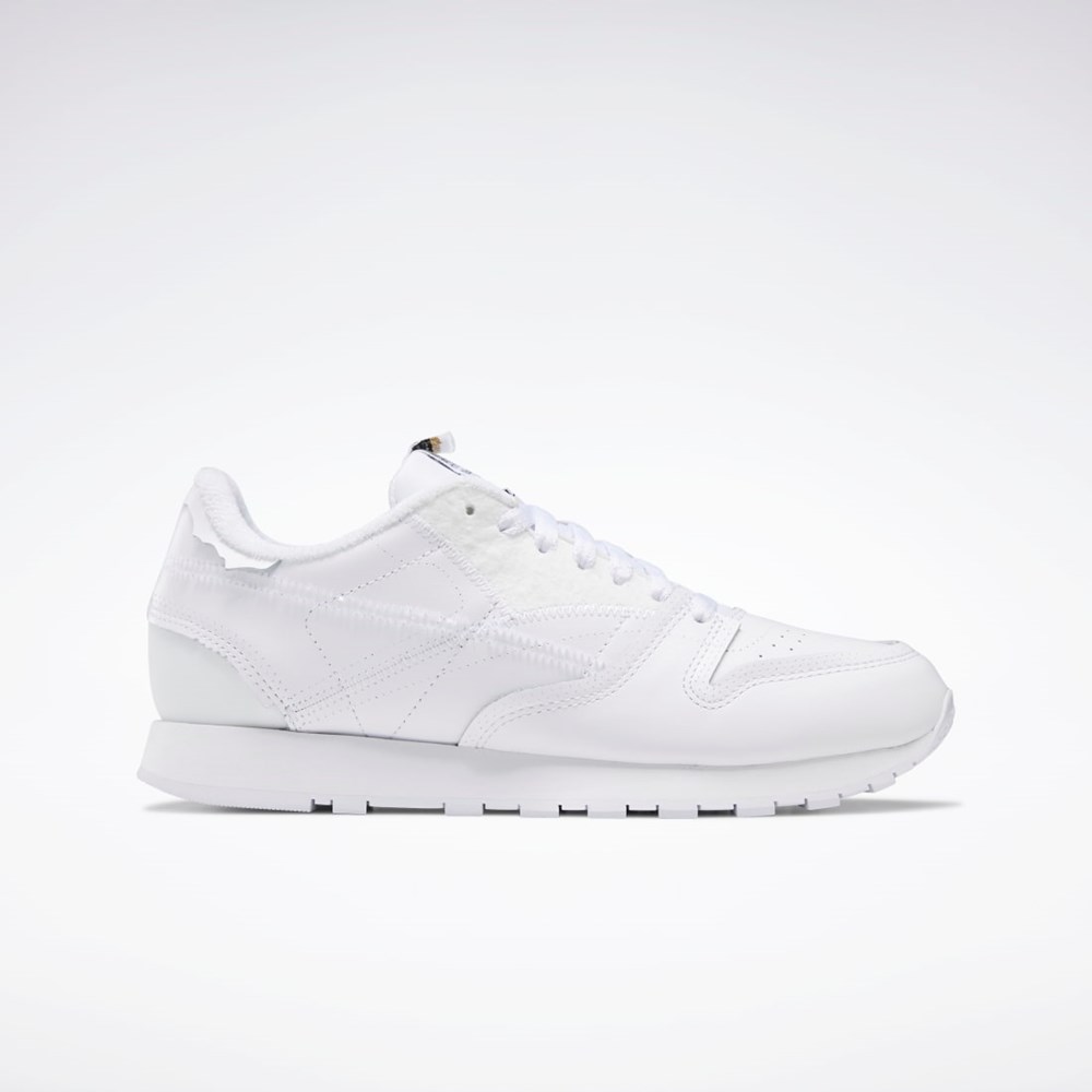 Reebok Maison Margiela CL Memory of Shoes Białe Czarne Białe | FINP-97856