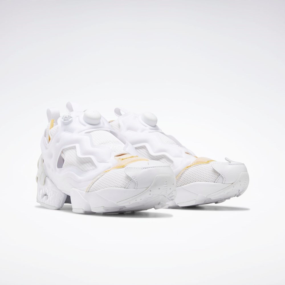 Reebok Maison Margiela Instapump Fury Memory Of Shoes Białe Czarne | QCAX-79502