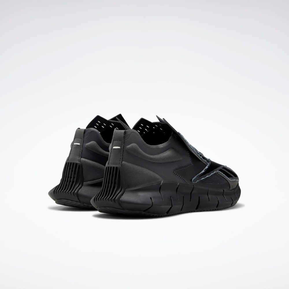 Reebok Maison Margiela Zig 3D Storm Memory Of Shoes Czarne Szare Białe | ZUFP-37612