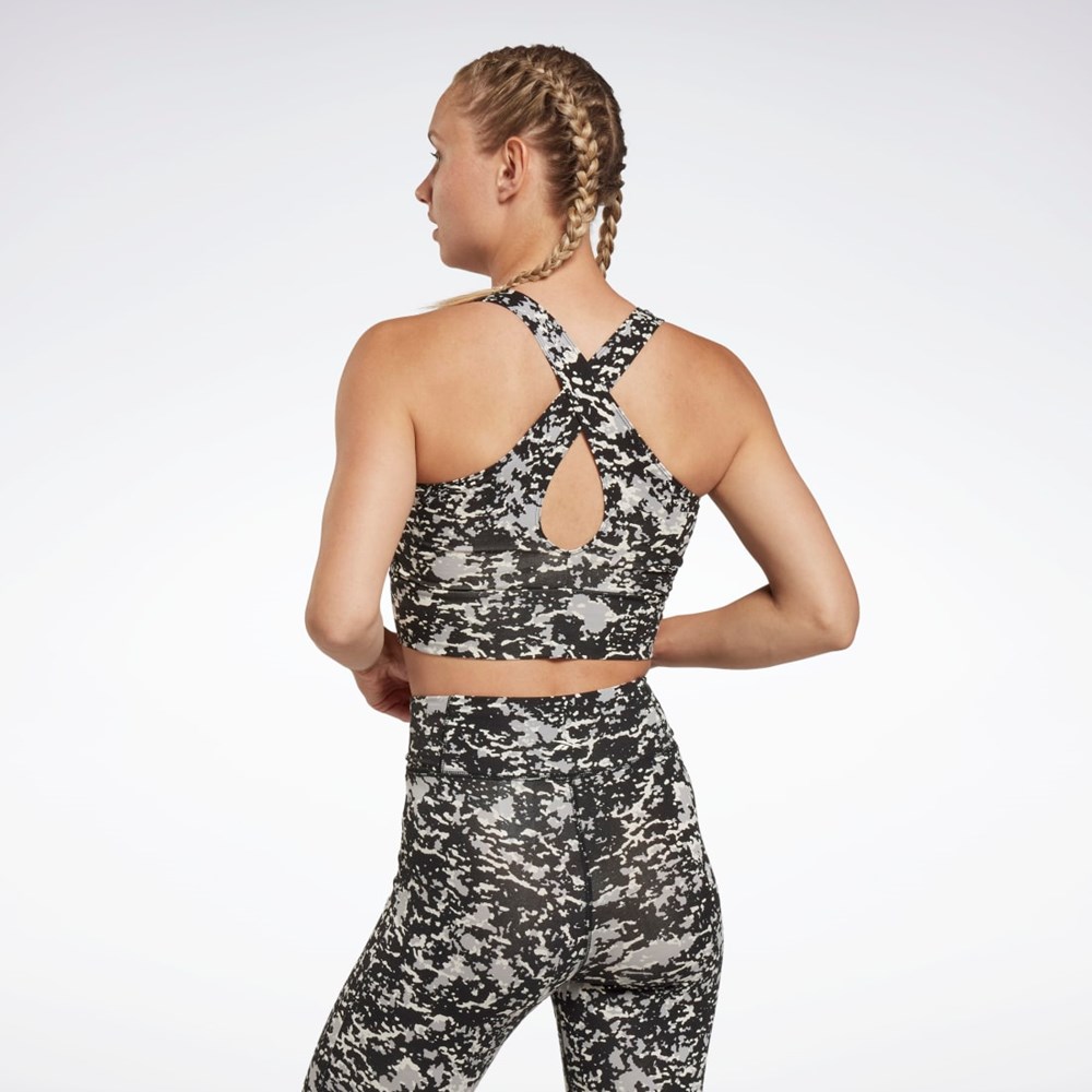 Reebok Modern Safari Bralette Czarne | LXRG-47526