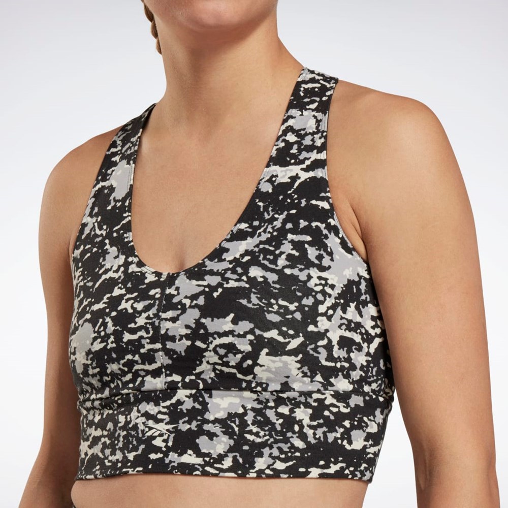 Reebok Modern Safari Bralette Czarne | LXRG-47526