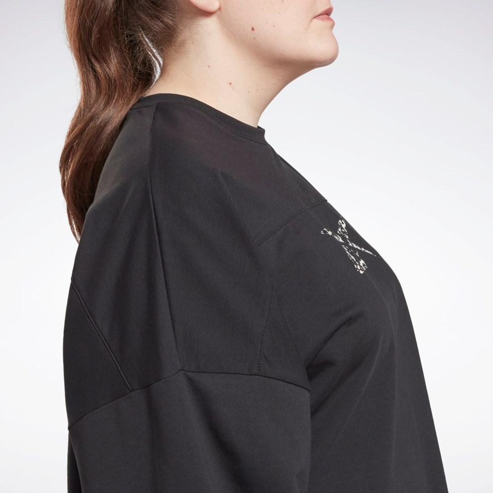 Reebok Modern Safari Coverup (Plus Size) Czarne | BJWV-29170