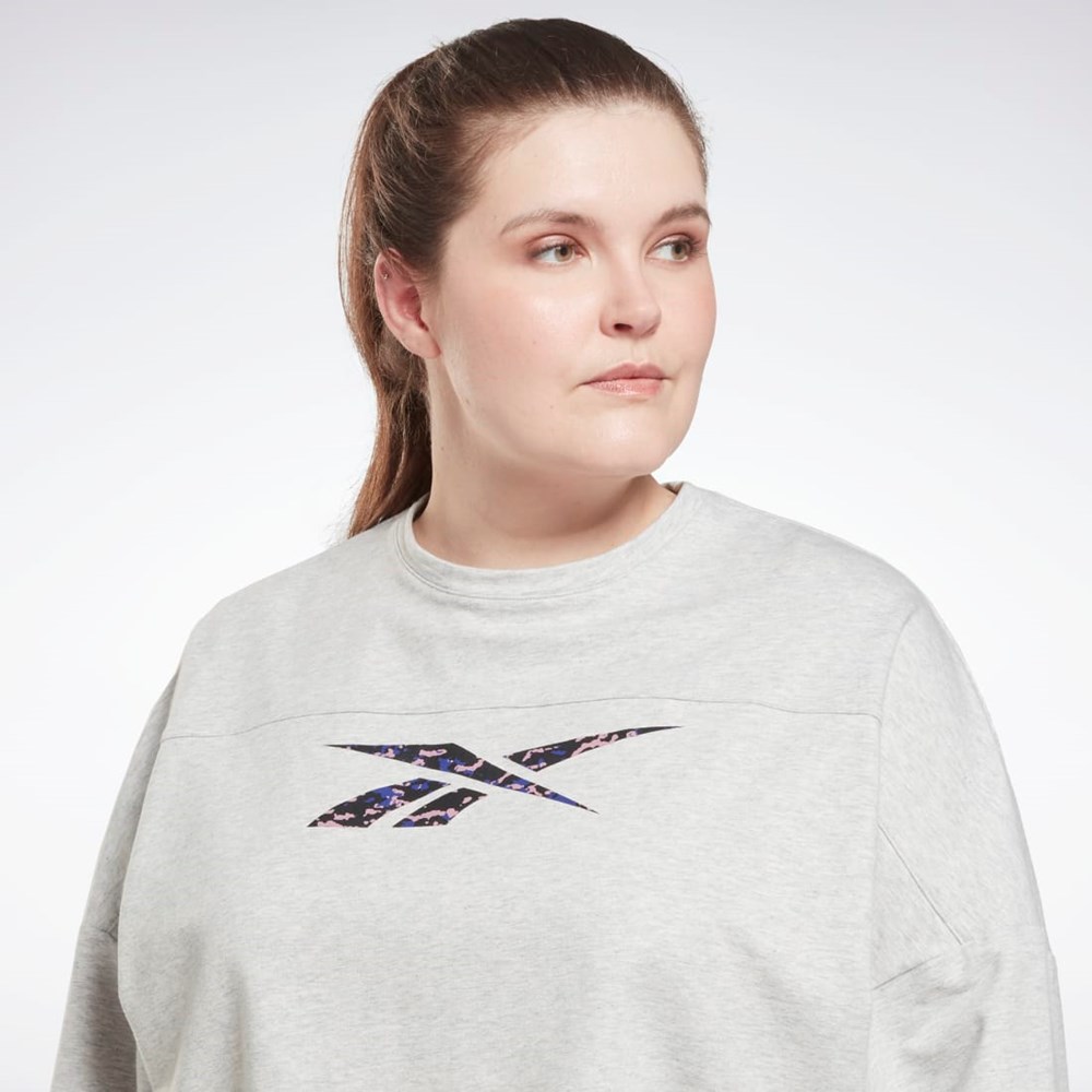 Reebok Modern Safari Coverup (Plus Size) Głęboka Szare | LOTM-67508