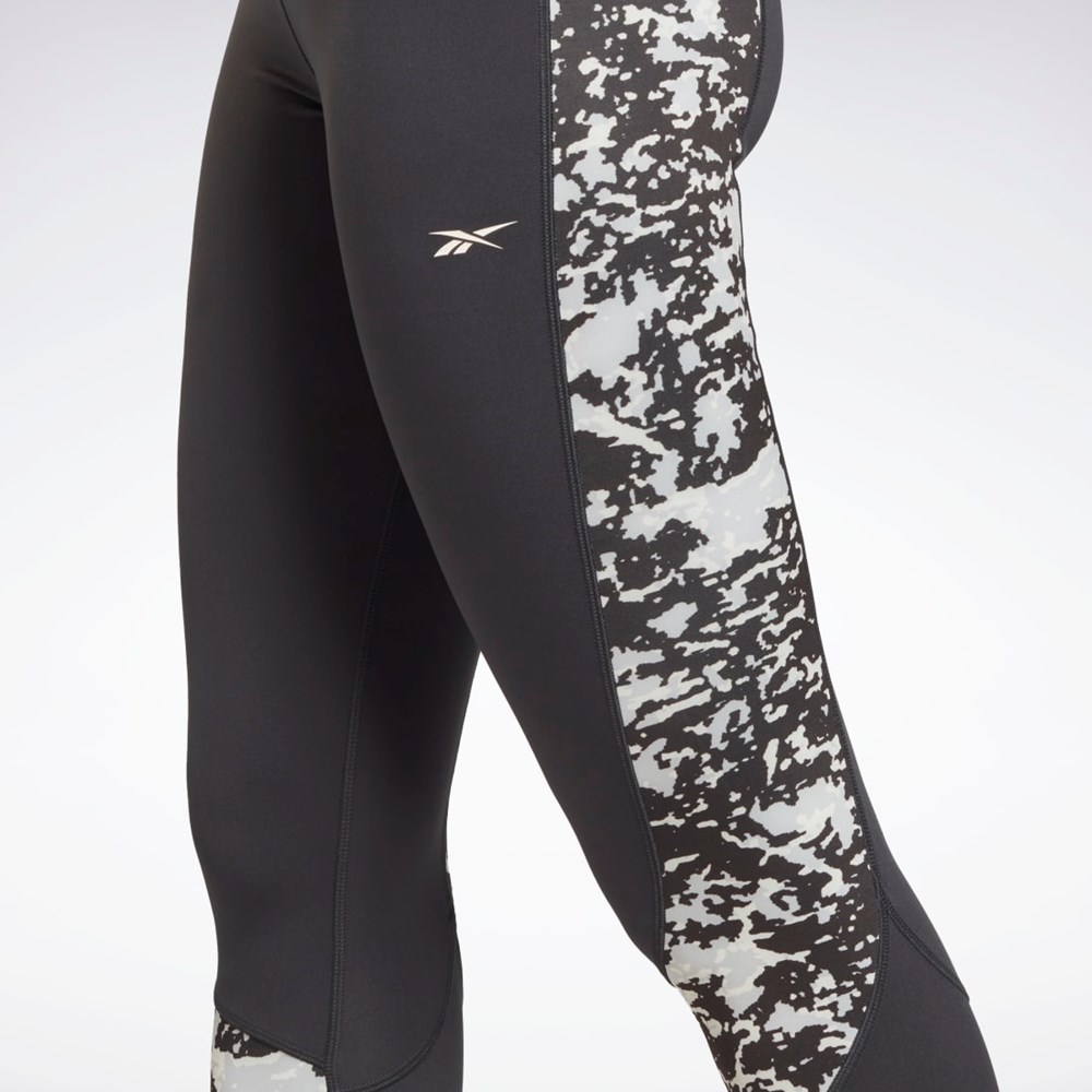 Reebok Modern Safari Leggings Czarne | RTZY-61943