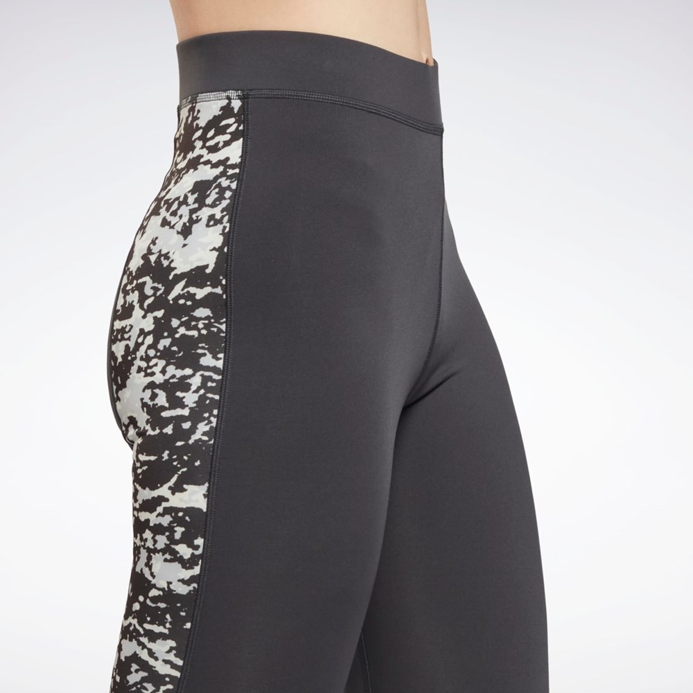 Reebok Modern Safari Leggings Czarne | RTZY-61943