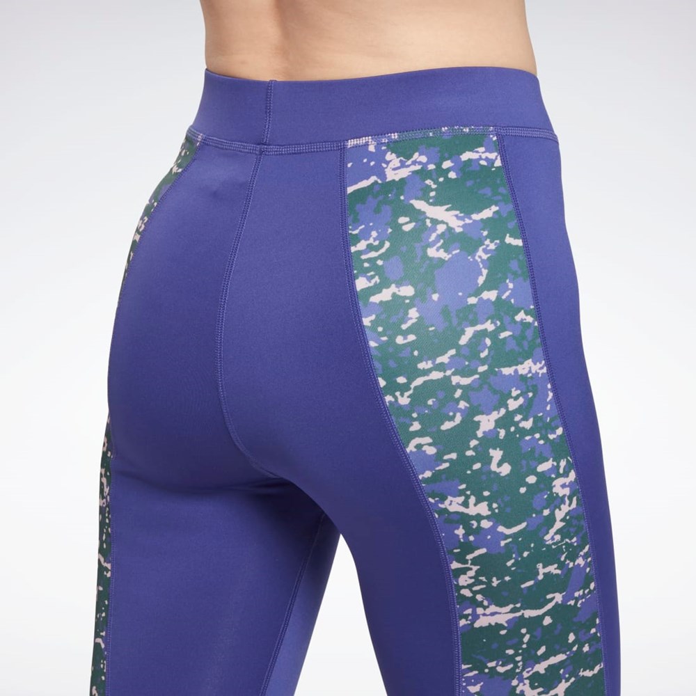 Reebok Modern Safari Leggings Fioletowe | JFEY-47582