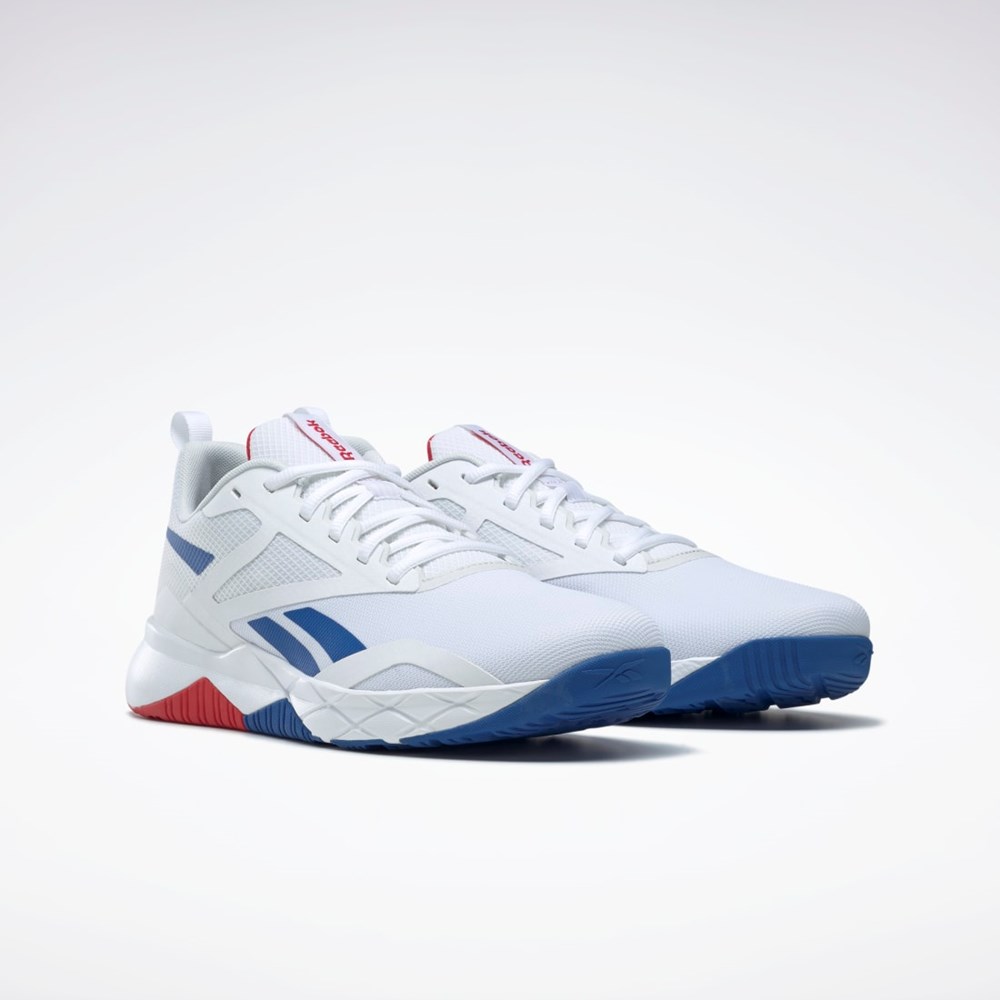 Reebok NFX Treningowe Shoes Białe Szare Niebieskie | PTNO-69301