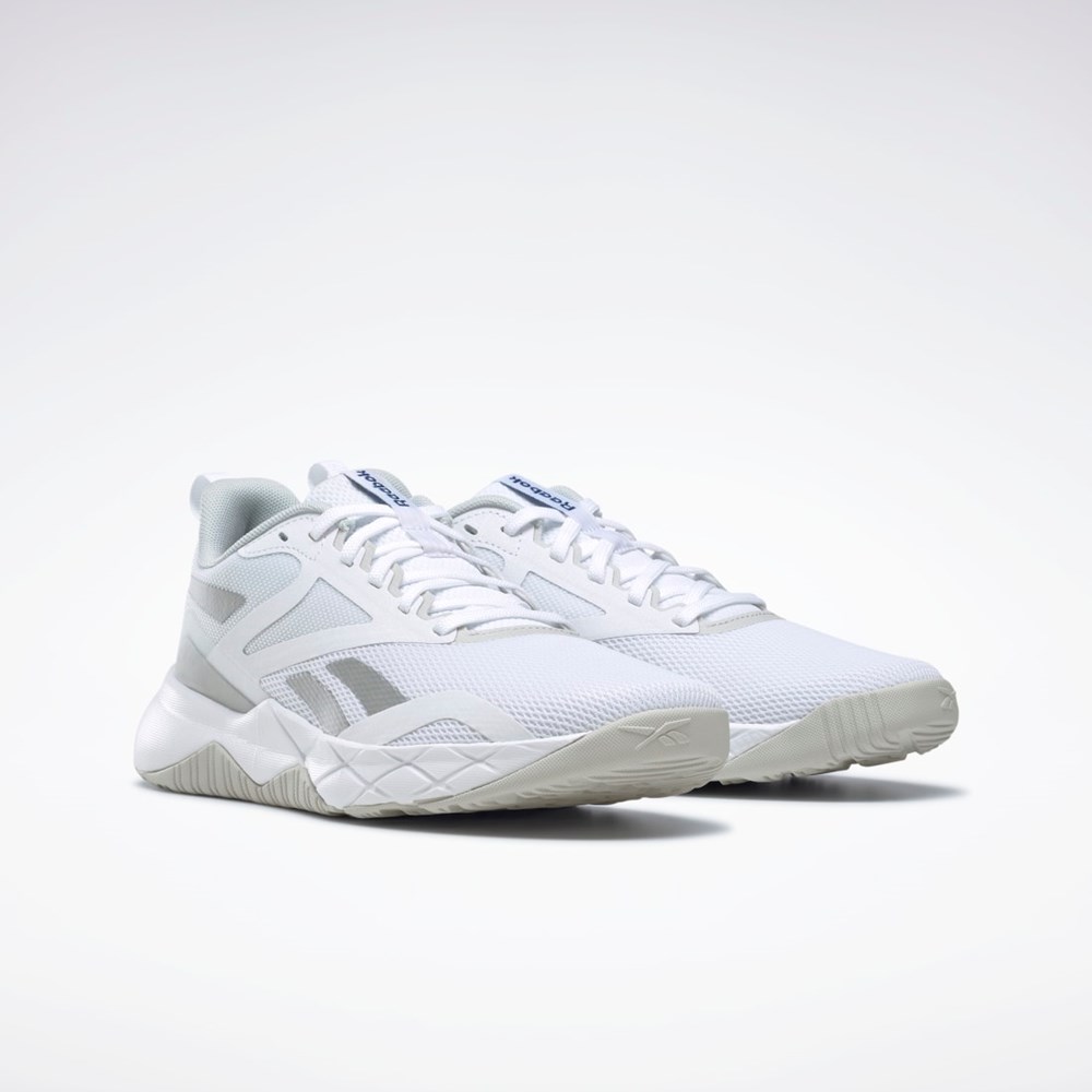 Reebok NFX Treningowe Shoes Białe Szare Niebieskie | ZWQN-15432