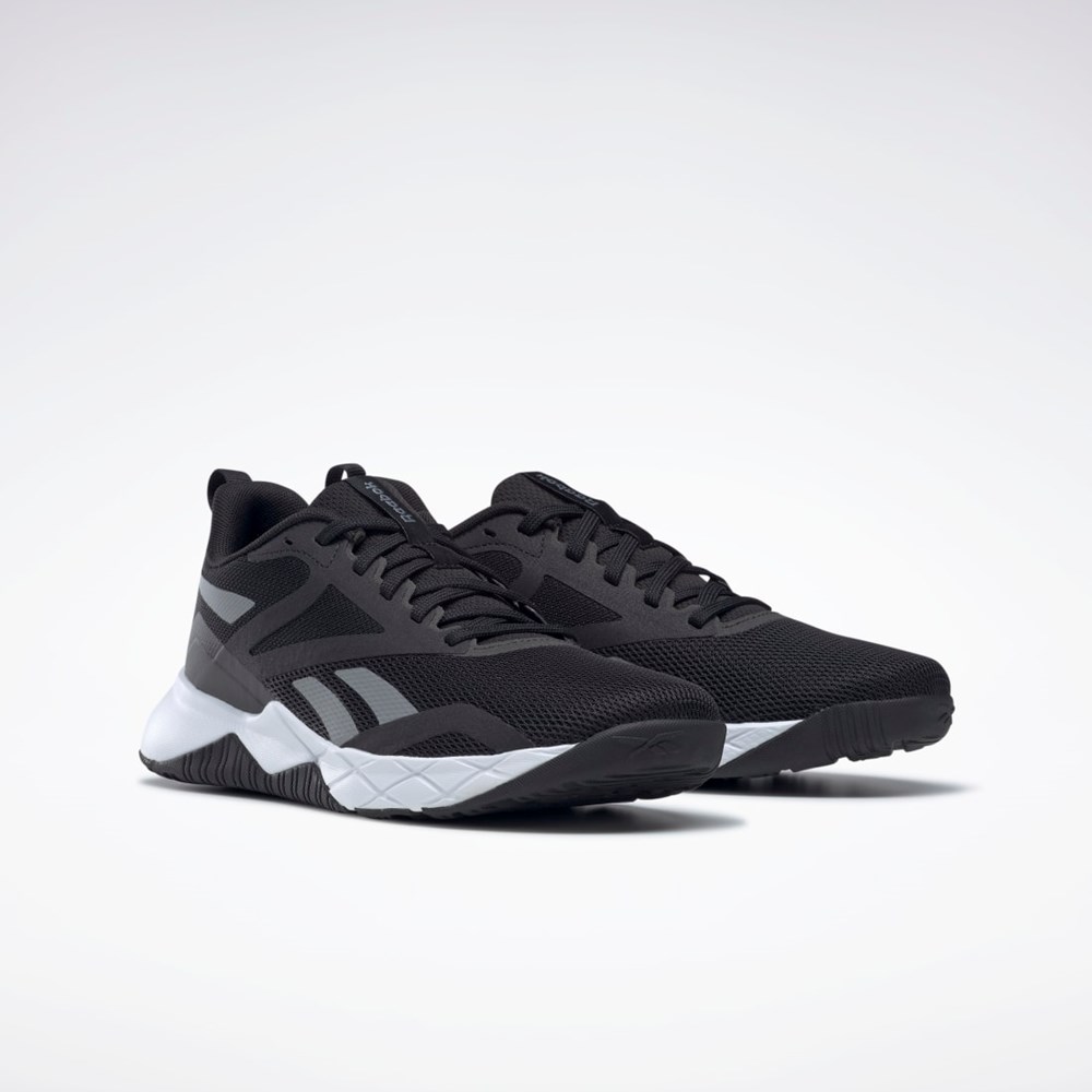 Reebok NFX Treningowe Shoes Czarne Szare Białe | BIXH-59217