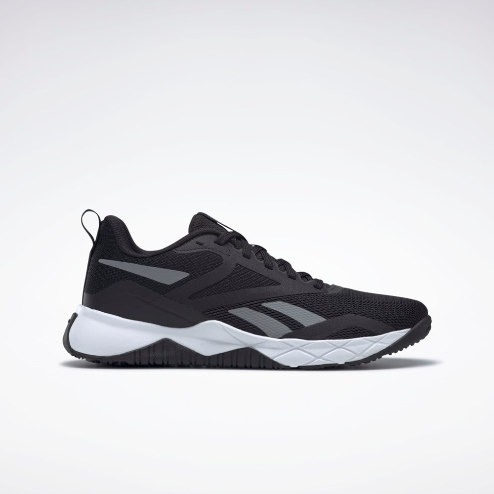 Reebok NFX Treningowe Shoes Czarne Szare Białe | BIXH-59217