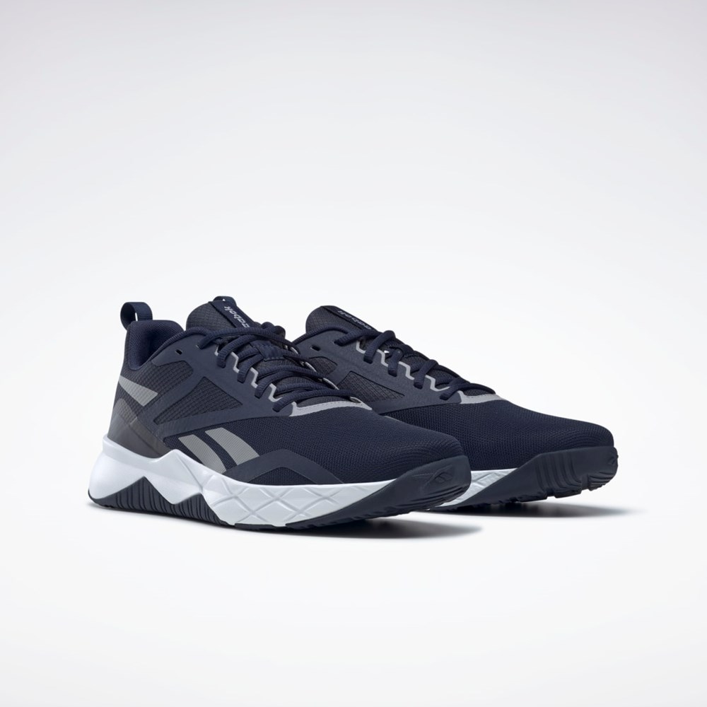 Reebok NFX Treningowe Shoes Granatowe Szare Białe | PQFV-93547