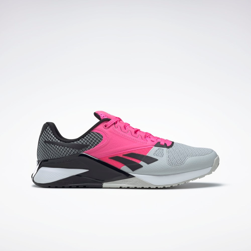 Reebok Nano 6000 Treningowe Shoes Szare Różowe Czarne | FVKS-16439