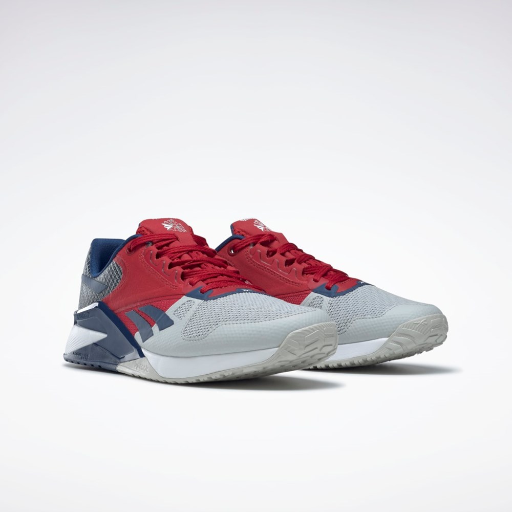 Reebok Nano 6000 Treningowe Shoes Szare Czerwone Niebieskie | GMKP-25806