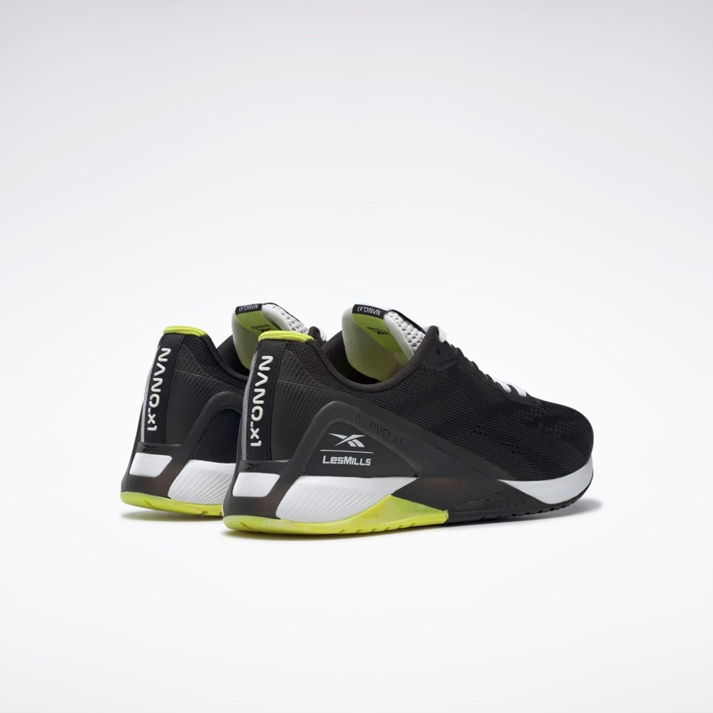 Reebok Nano X1 Treningowe Shoes Les Mills® Czarne Białe Żółte | BEFO-85374