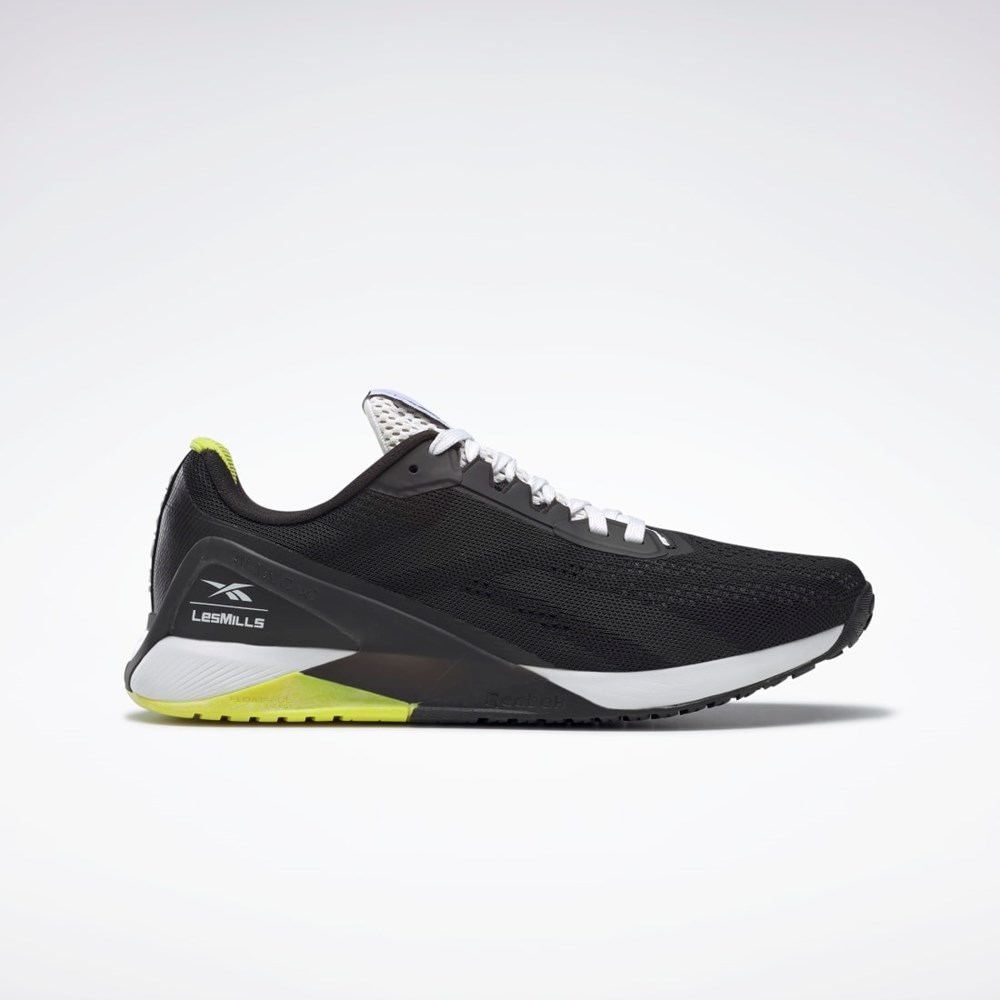 Reebok Nano X1 Treningowe Shoes Les Mills® Czarne Białe Żółte | BEFO-85374