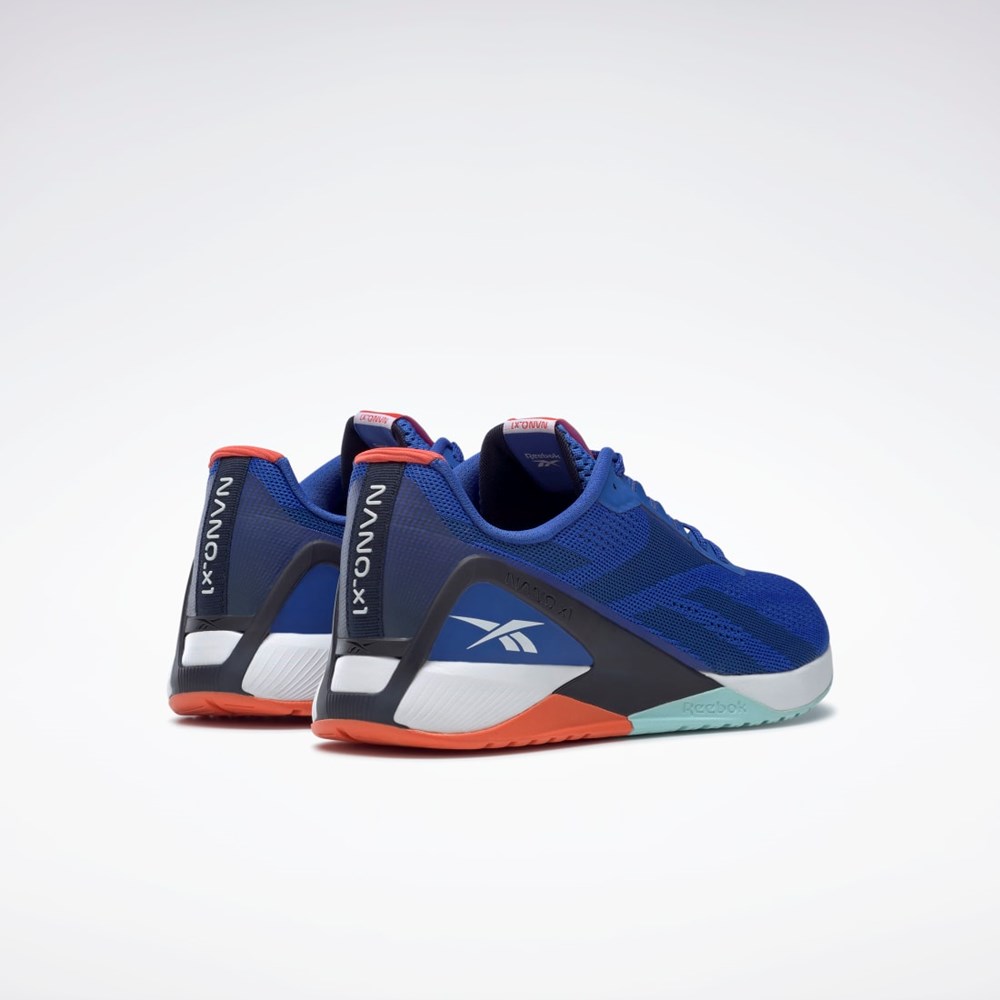 Reebok Nano X1 Treningowe Shoes Niebieskie Czerwone Granatowe | AICE-37692