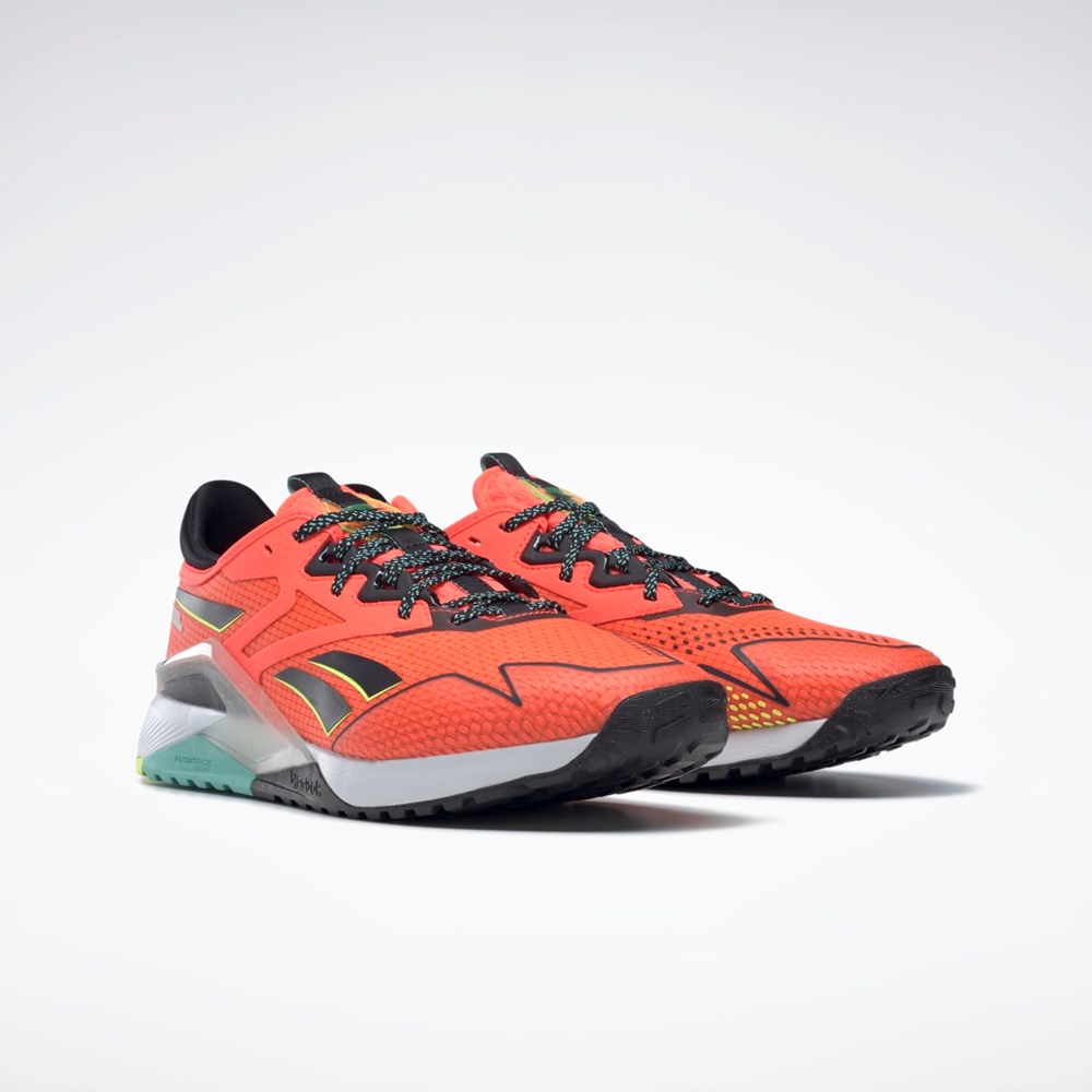 Reebok Nano X2 TR Adventure Treningowe Shoes Pomarańczowe Czarne Żółte | ANGI-58703