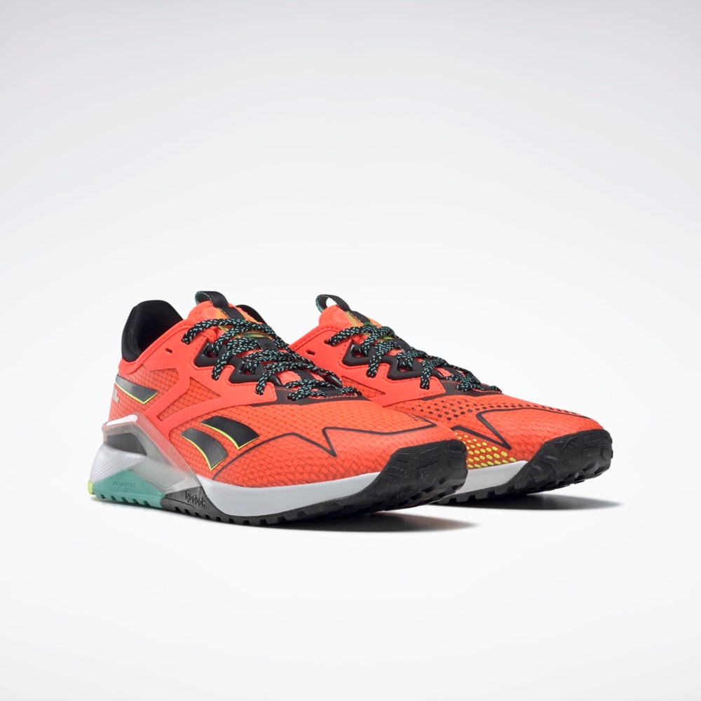 Reebok Nano X2 TR Adventure Treningowe Shoes Pomarańczowe Czarne Żółte | EKMT-23647