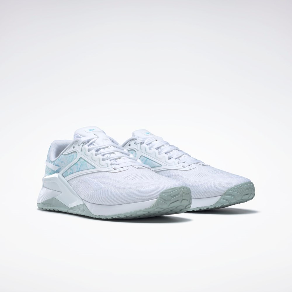 Reebok Nano X2 Treningowe Shoes Białe Szare Mięta | TFVC-15387