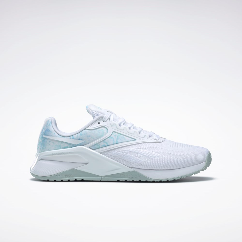 Reebok Nano X2 Treningowe Shoes Białe Szare Mięta | UXCV-69782