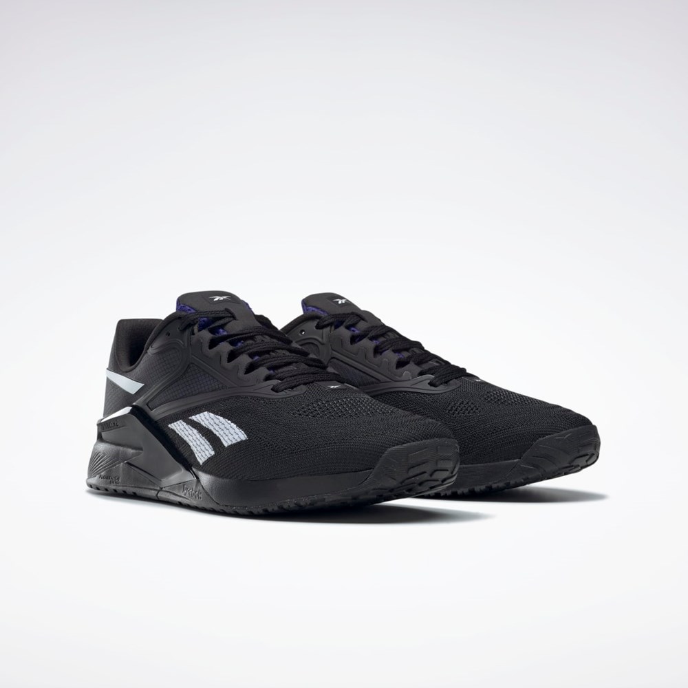 Reebok Nano X2 Treningowe Shoes Czarne Fioletowe Białe | MUQA-37092