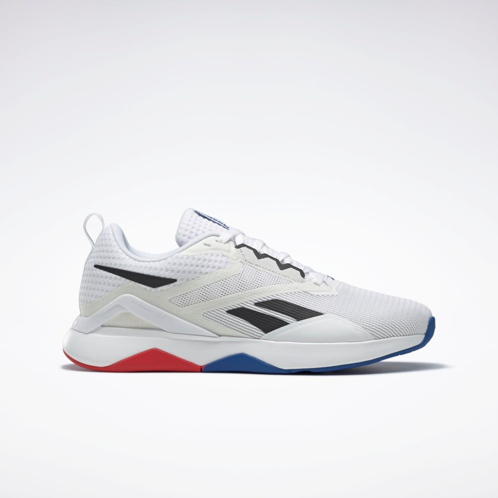 Reebok Nanoflex TR 2.0 Treningowe Shoes Białe Szare Czarne | EISV-12840