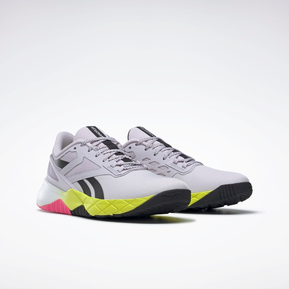 Reebok Nanoflex TR Treningowe Shoes Czarne Różowe | HIXN-38145