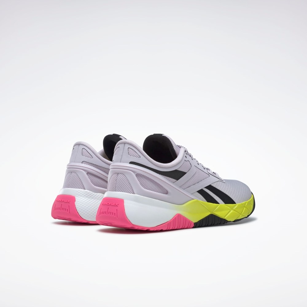 Reebok Nanoflex TR Treningowe Shoes Czarne Różowe | HIXN-38145