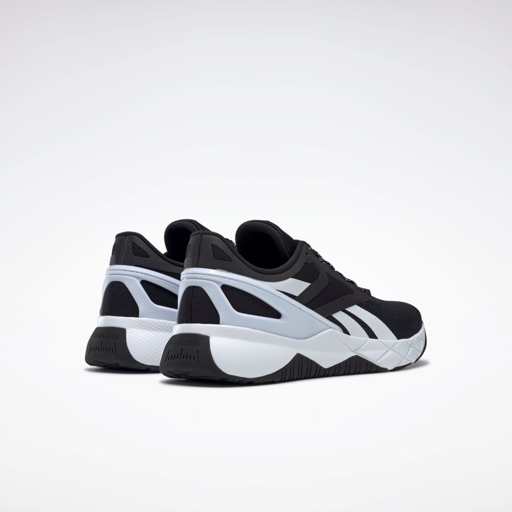 Reebok Nanoflex TR Treningowe Shoes Czarne Białe Czarne | IKSE-03965