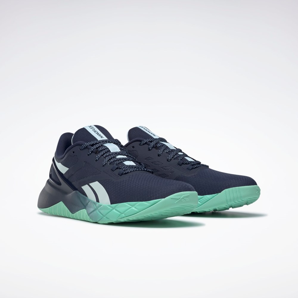 Reebok Nanoflex TR Treningowe Shoes Granatowe Mięta | AHUV-31986