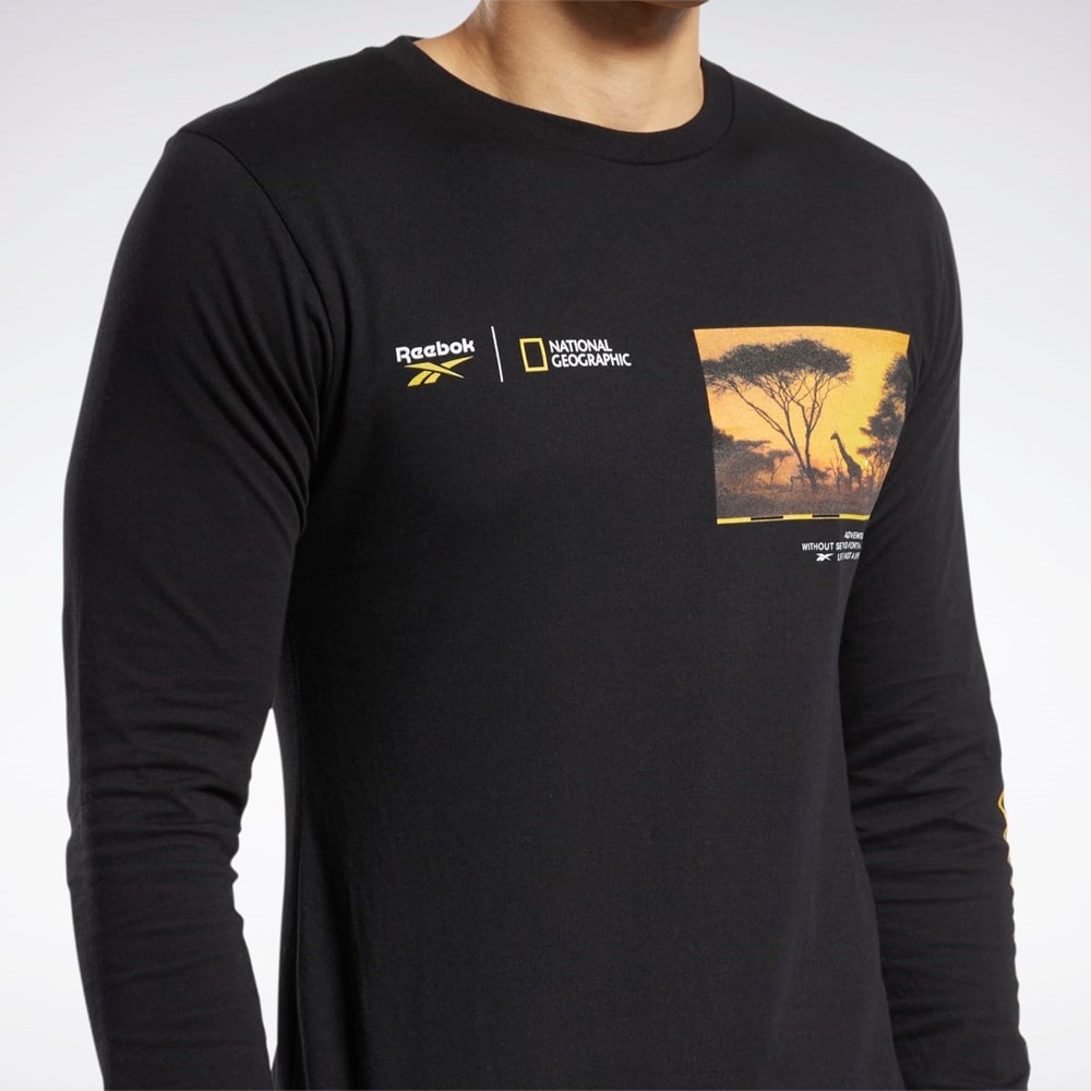 Reebok National Geographic Long Sleeve T-Shirt Multi | SMYP-98045