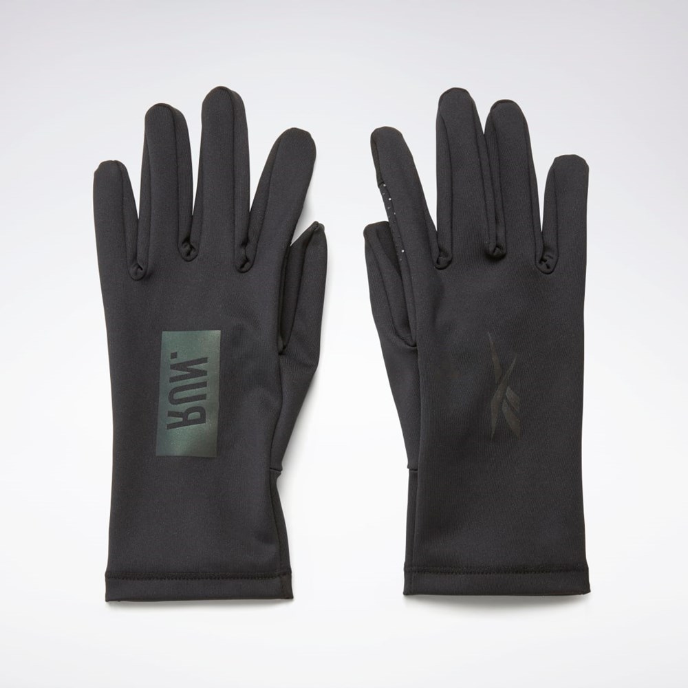 Reebok OS Run Gloves Czarne | RZJQ-76329