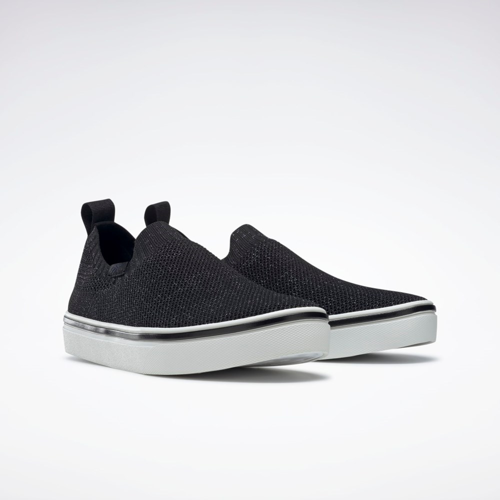 Reebok OnLux Slip-On Shoes Czarne Szare Białe | ICMU-64571