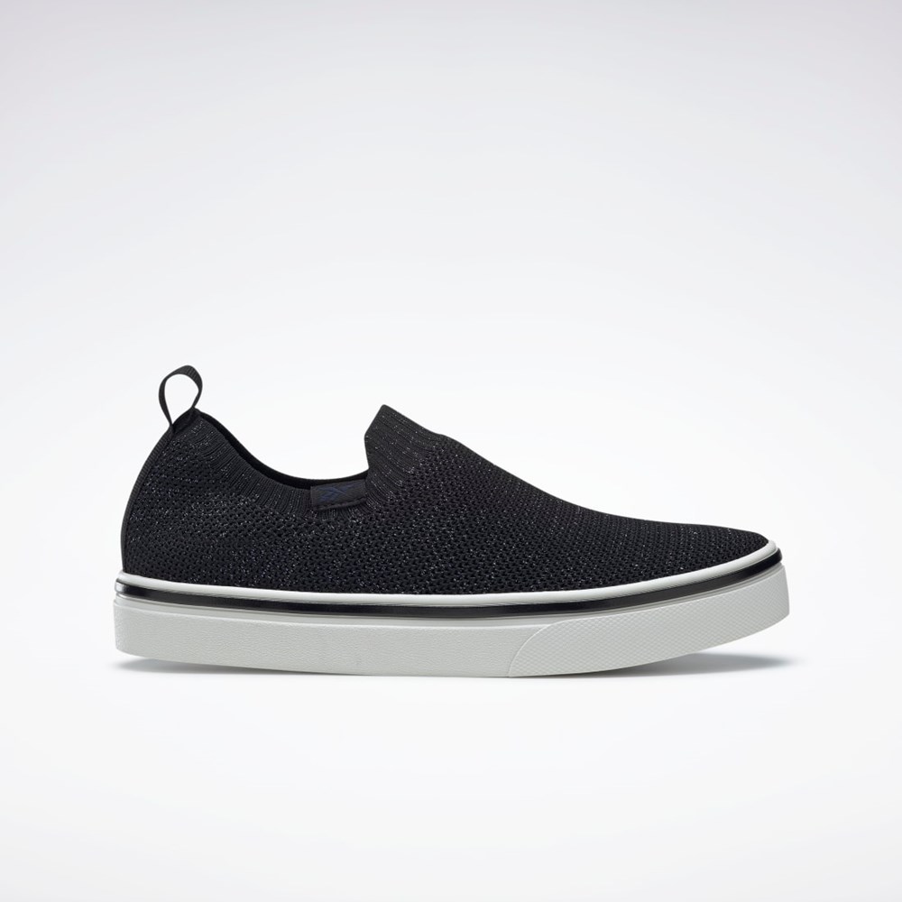 Reebok OnLux Slip-On Shoes Czarne Szare Białe | ICMU-64571