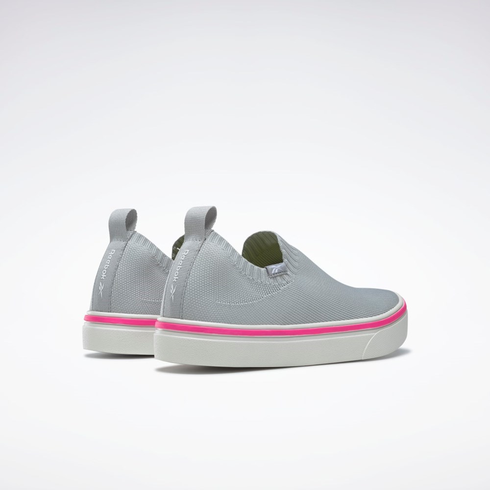 Reebok OnLux Slip-On Shoes Szare Białe Różowe | BTFA-45307