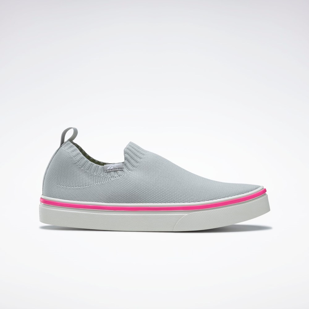 Reebok OnLux Slip-On Shoes Szare Białe Różowe | JTFI-31786