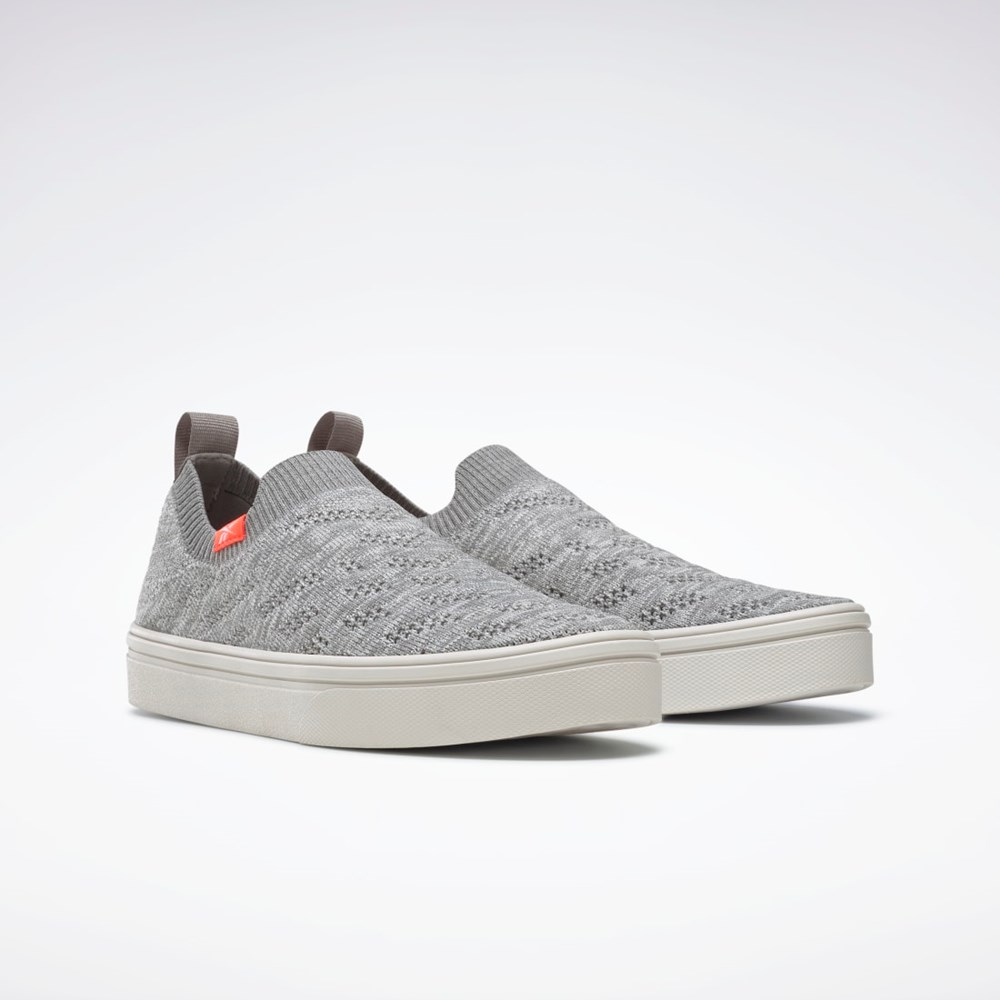 Reebok OnLux Slip-On Shoes Szare Szare Pomarańczowe | XFPW-03742