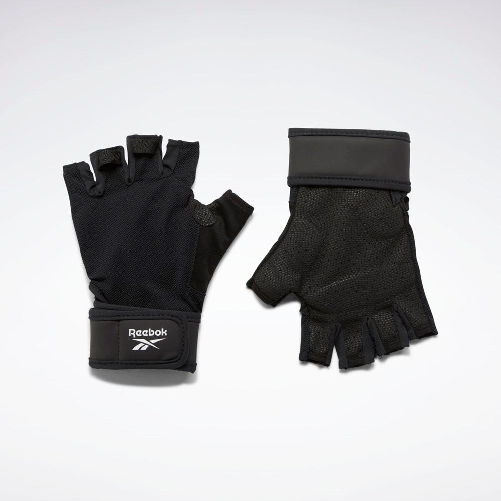 Reebok One Series Wrist Gloves Czarne | NQWB-94607