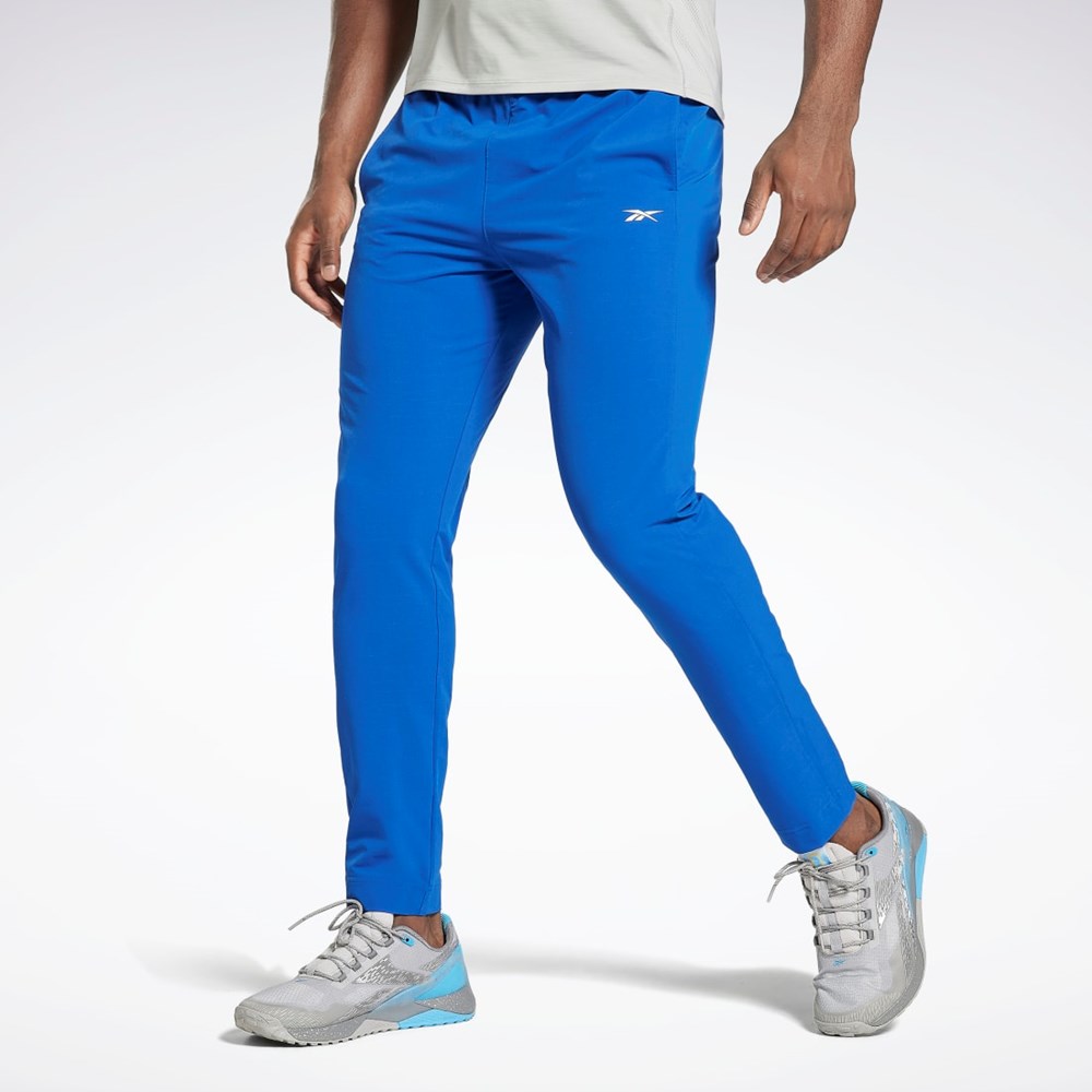 Reebok Performance Pants Niebieskie | DEXG-82916