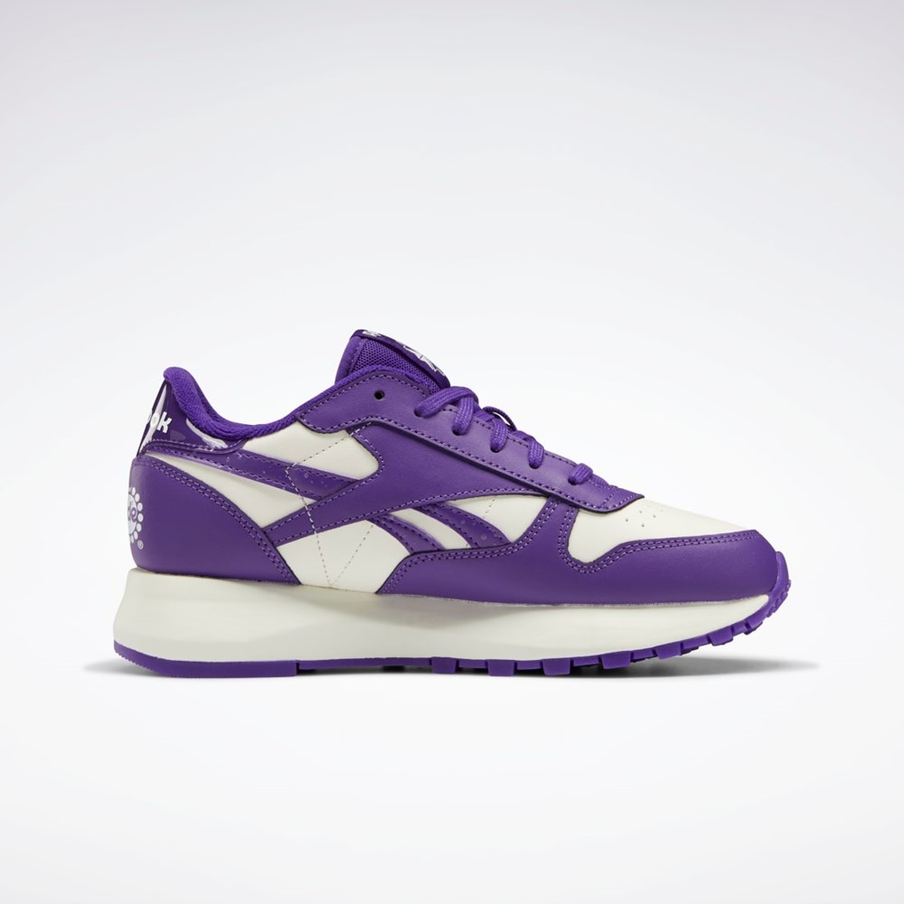 Reebok Popsicle Classic Leather SP Shoes Fioletowe Fioletowe | QANH-74109