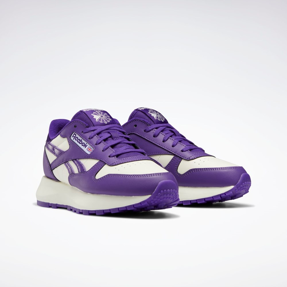 Reebok Popsicle Classic Leather SP Shoes Fioletowe Fioletowe | QANH-74109