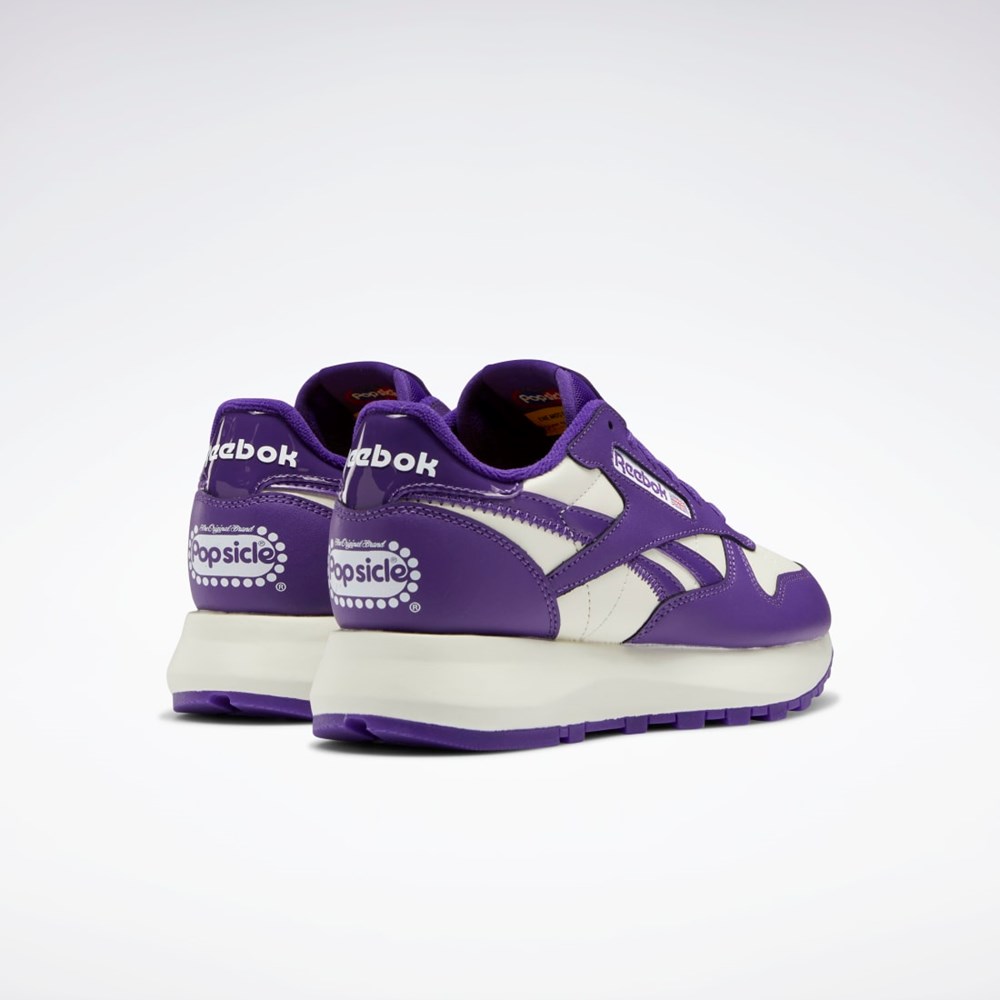 Reebok Popsicle Classic Leather SP Shoes Fioletowe Fioletowe | QANH-74109