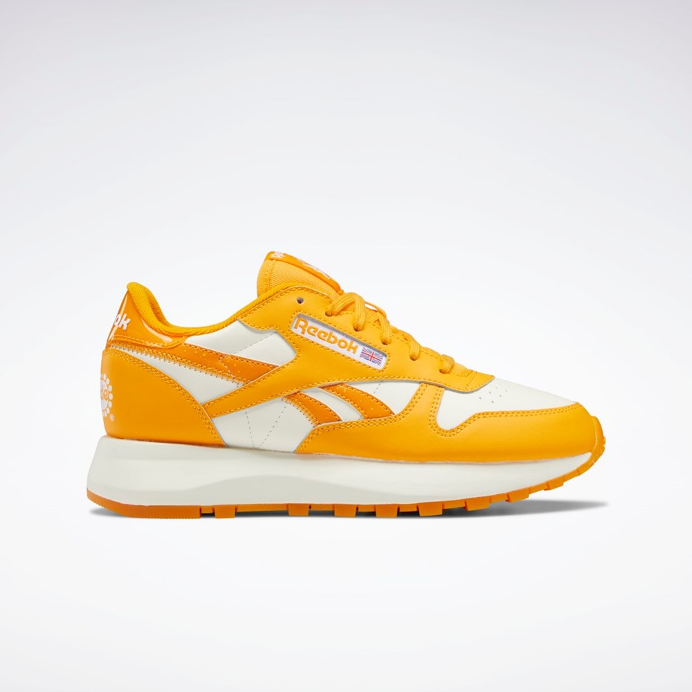 Reebok Popsicle Classic Leather SP Shoes Semi Fire Spark / Chalk / Semi Fire Spark | WTXD-89701