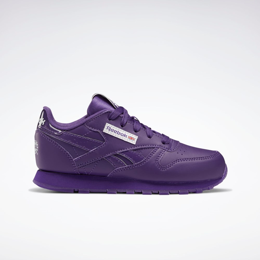 Reebok Popsicle Classic Leather Shoes - Preschool Fioletowe Fioletowe Fioletowe | MKEA-25680