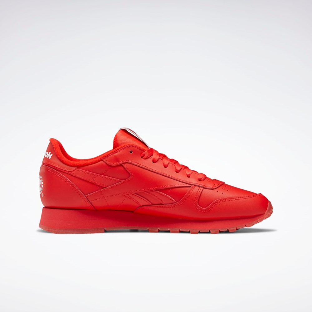 Reebok Popsicle Classic Leather Shoes Czerwone Czerwone Czerwone | JEXA-67951