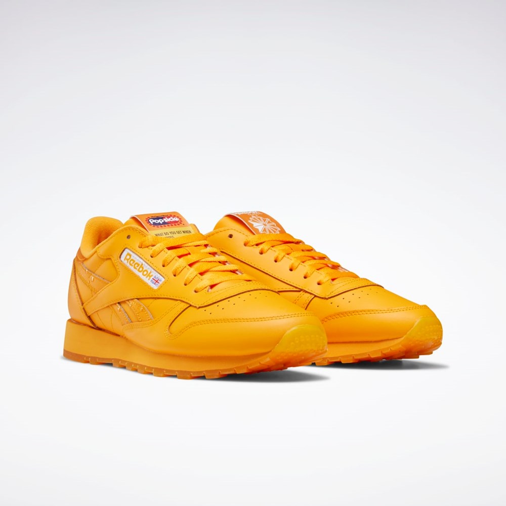 Reebok Popsicle Classic Leather Shoes Semi Fire Spark / Semi Fire Spark / Semi Fire Spark | BRWQ-84320