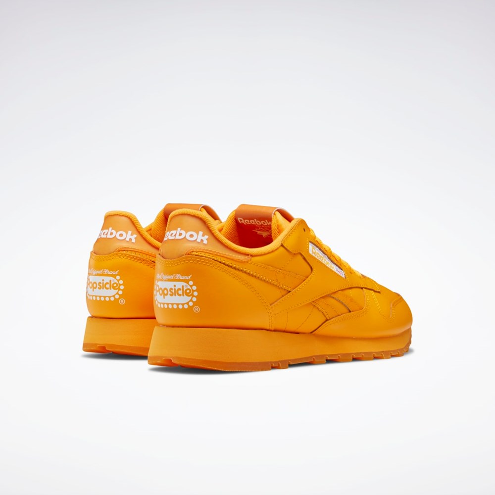 Reebok Popsicle Classic Leather Shoes Semi Fire Spark / Semi Fire Spark / Semi Fire Spark | PNKO-92801