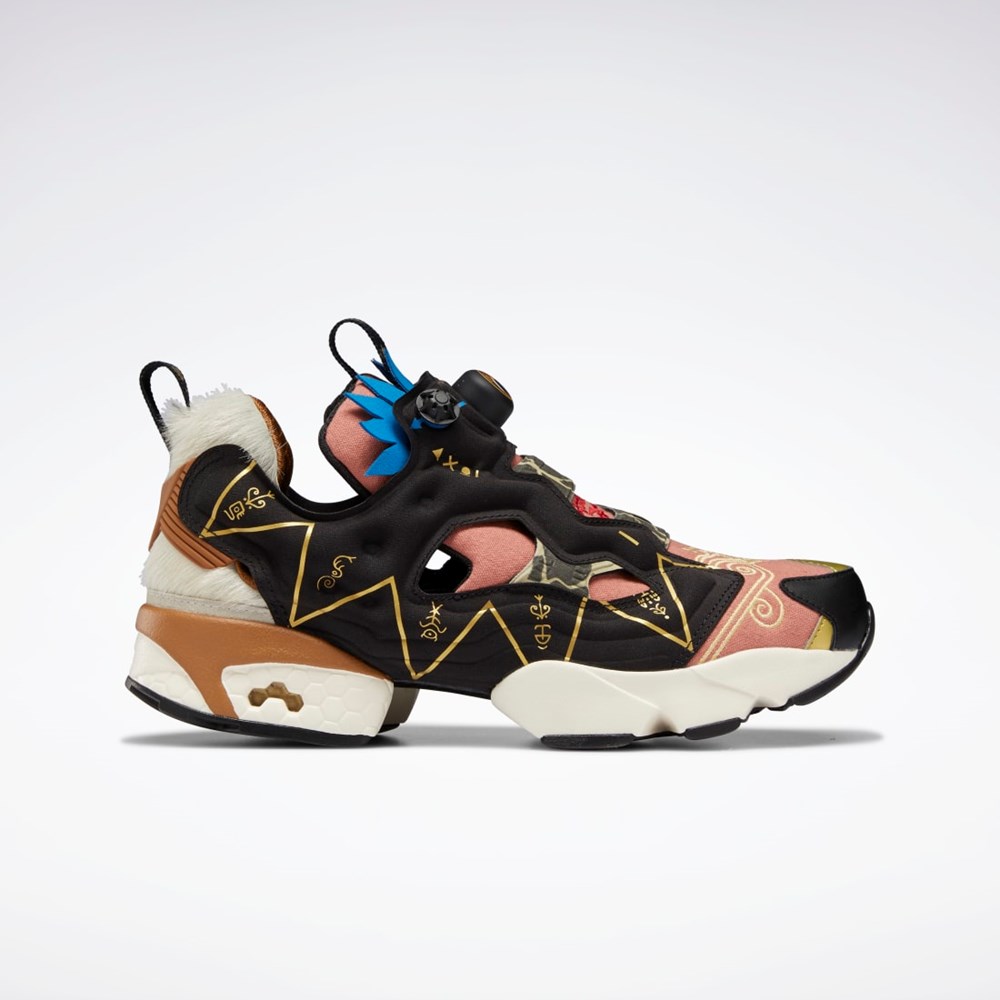 Reebok Power Rangers Instapump Fury 94 Shoes Czarne Złote | LKIW-62489