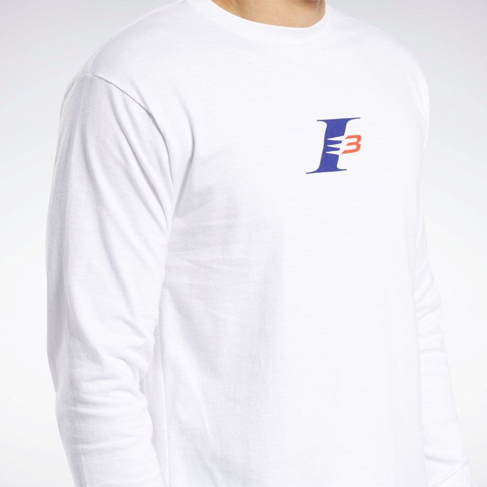 Reebok QT Iverson The Crossover Long Sleeve Crew T-Shirt Multi | KSNL-63710