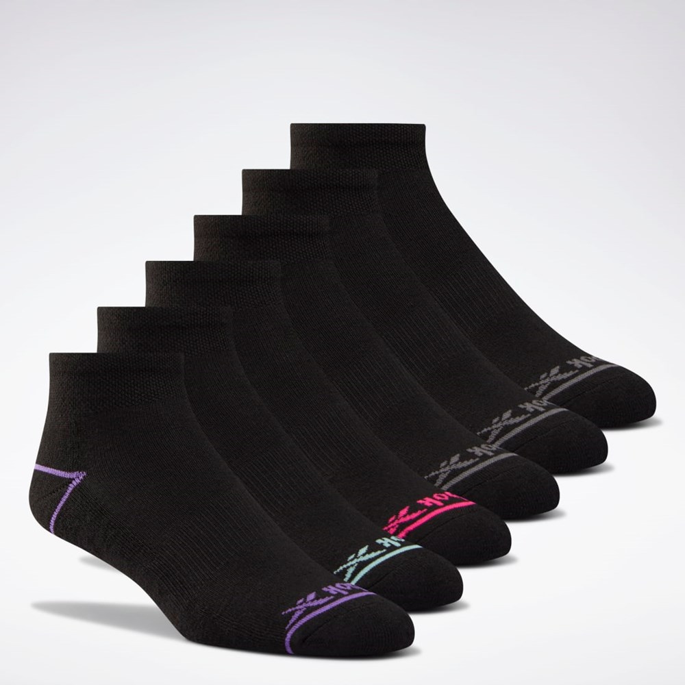 Reebok Quarter Socks 6 Pairs Multi | BRIM-82730